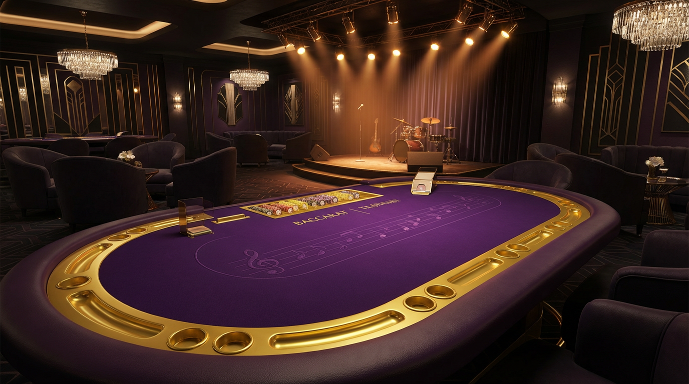 Bacará VIP bandbet - Mesa Exclusiva com Show ao Vivo