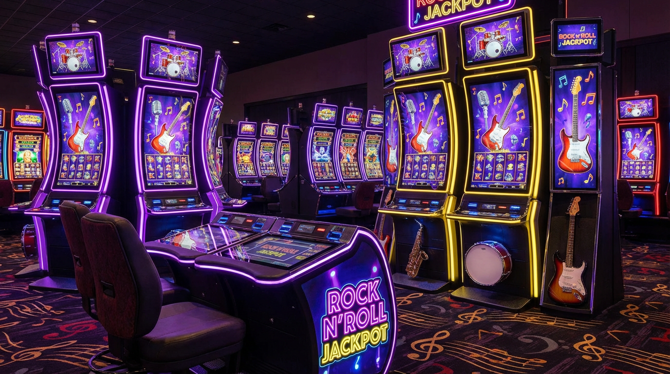 Caça-Níqueis Musicais bandbet - Rock N Roll Slots